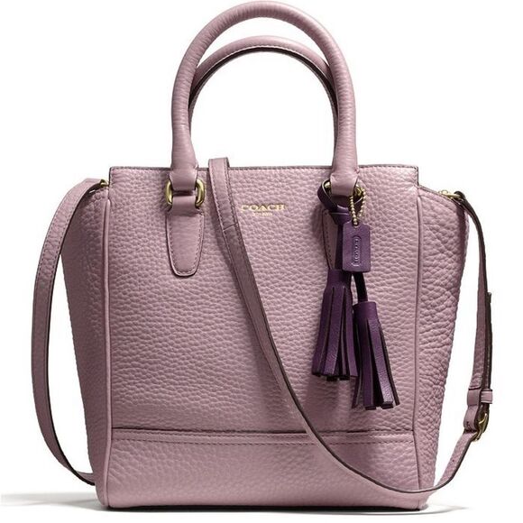 Coach Handbags - COACH Lavender Legacy Tanner Satchel Crossbody Handbag Avery Madison Ashley